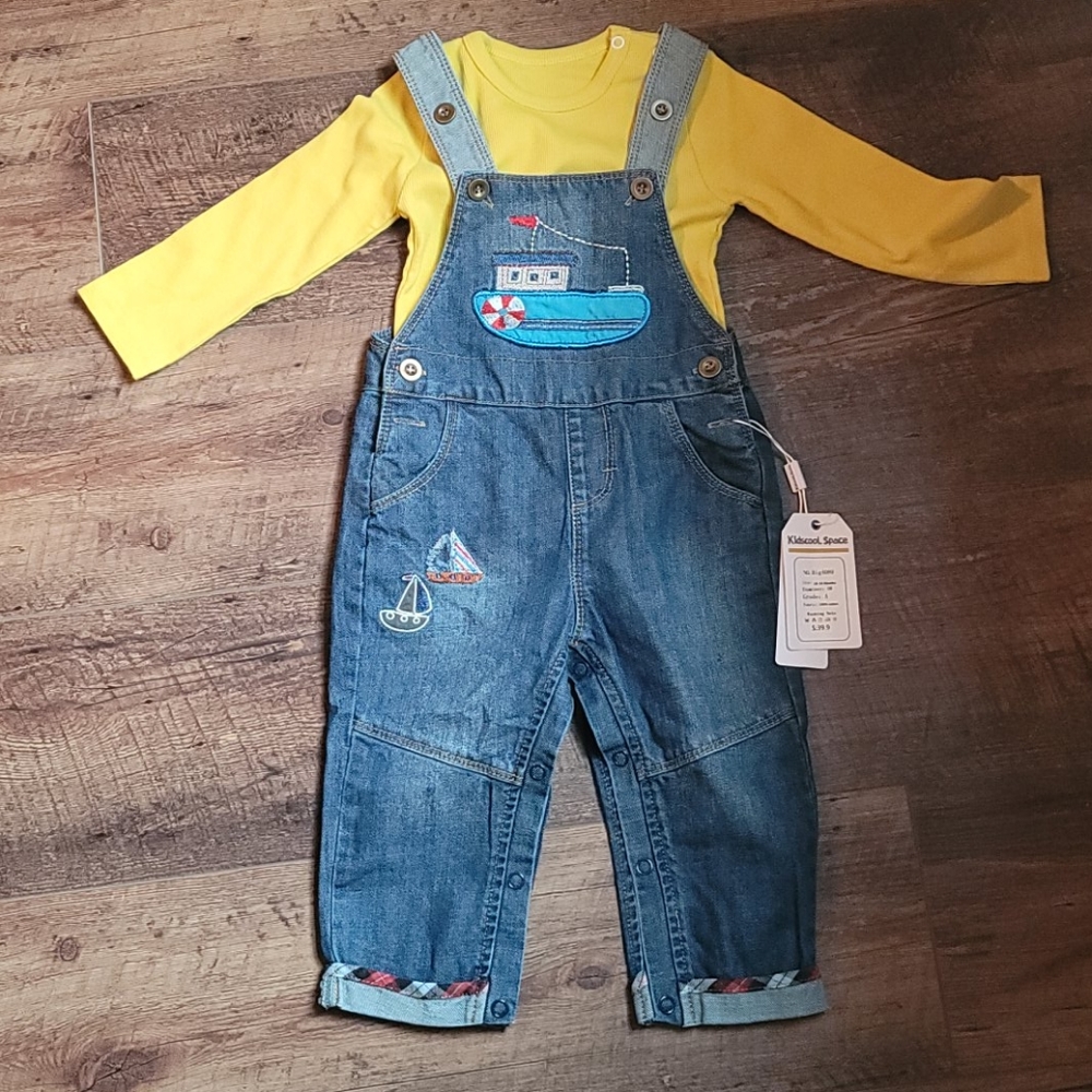 Overall and longleeve set